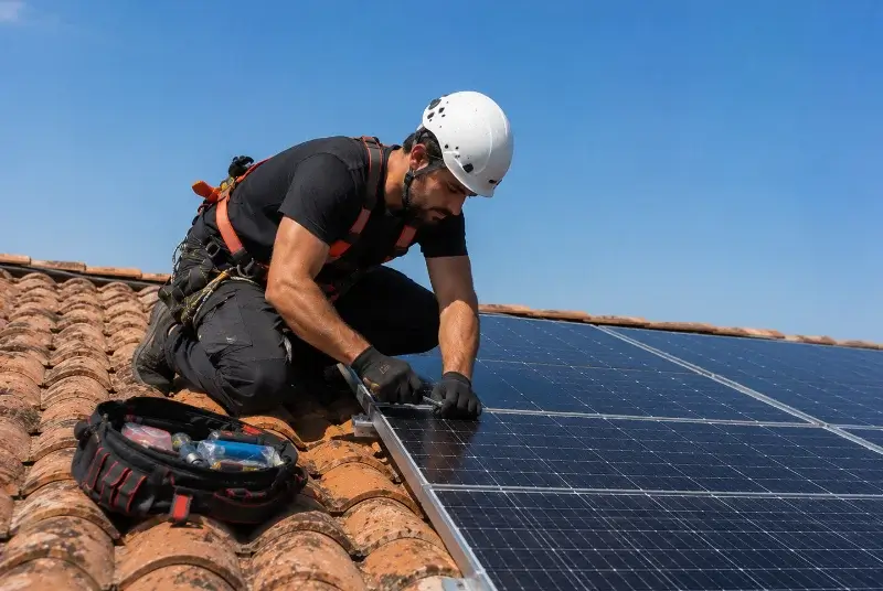 Maintenance et monitoring de panneaux solaires à Thoiry